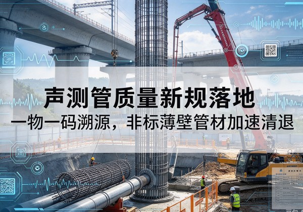 慈溪声测管质量新规落地，一物一码溯源，非标薄壁管材加速清退